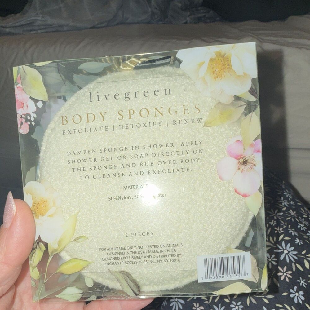 Body 2 Sponge Exfoliate Detoxify Renew